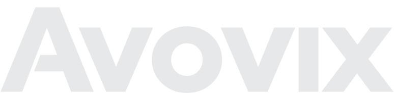 Avovix Logo White